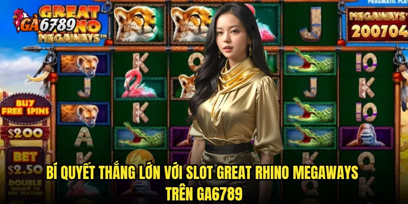 Slot Great Rhino Megaways trên Ga6789 có gì đặc biệt so với phiên bản gốc? 3 Bí quyết thắng lớn với Slot Great Rhino Megaways trên Ga6789
